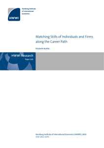 Matching Skills of Individuals and Firms along the Career Path