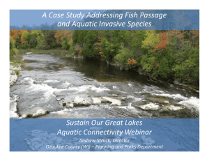 Fish Passage and Aquatic Invasive Species