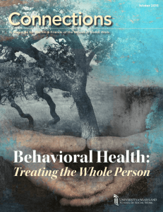 Behavioral Health - University of Maryland School of Social Work