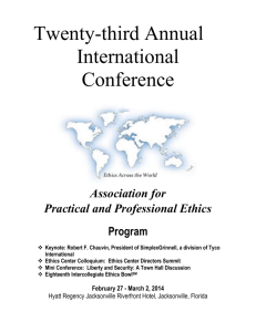 Twenty-third Annual International Conference