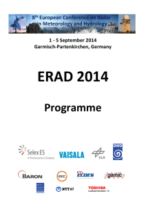 ERAD 2014 - Institut für Physik der Atmosphäre