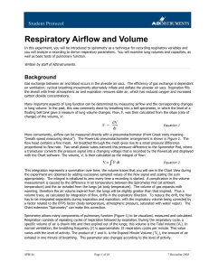 Respiratory Airflow and Volume