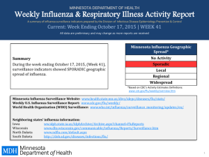 Weekly Influenza & Respiratory Illness Activity Report