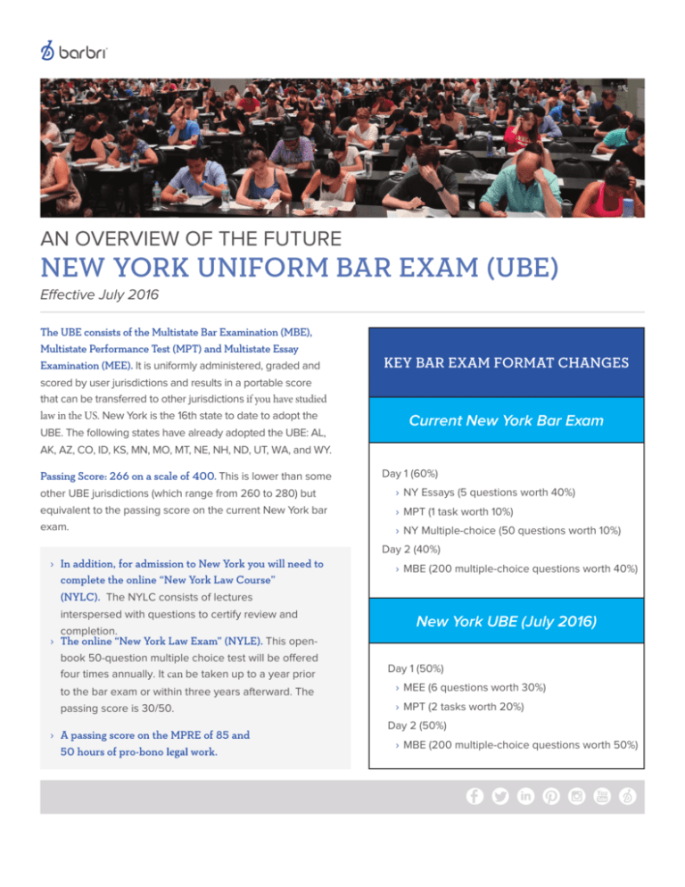 new york uniform bar exam (ube)