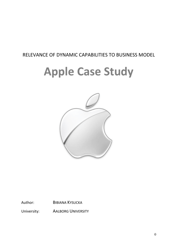 apple case study business studies