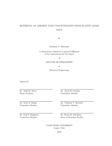 Retrieval of Aerosol Mass Concentration from Elastic Lidar Data