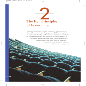 The Key Principles of Economics