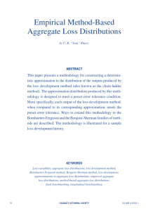 Empirical Method-Based Aggregate Loss Distributions