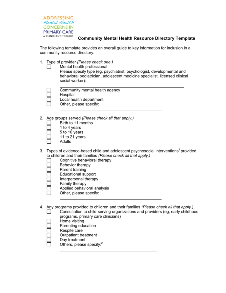 Resource Guide Template