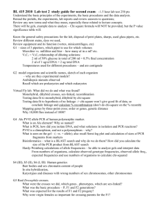 BL 415 second lab test study guide