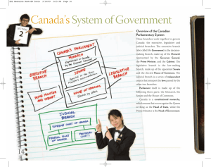 Canada's System of Government