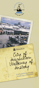 City of Hamilton Walkway of History
