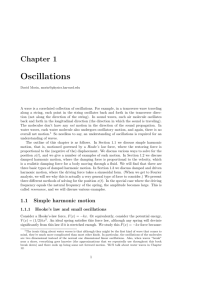 1. Oscillations