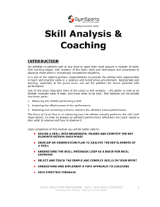 Skill Analysis & Coaching