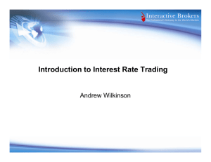 Introduction to Interest Rate Trading