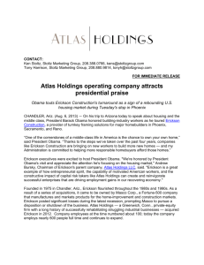 Atlas Holdings operating company attracts presidential praise