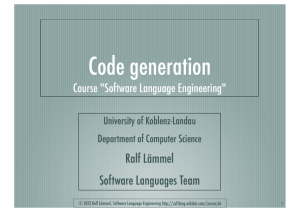 Code generation - uri=userpages.uni
