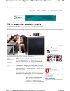 FSU computer science feeds job pipeline