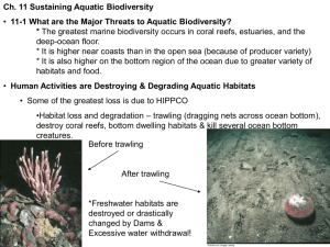 Ch. 11 Sustaining Aquatic Biodiversity • 11