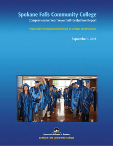 2013 Self-Evaluation Report - Spokane Falls Community College!