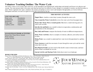 The Water Cycle - Four Winds Nature Institute