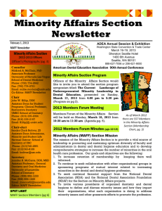 Newsletter - American Dental Education Association