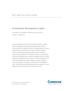 Professional Development Ladder