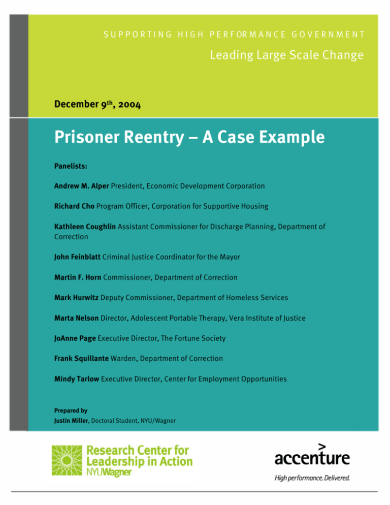 Prisoner Reentry A Case Example 3325