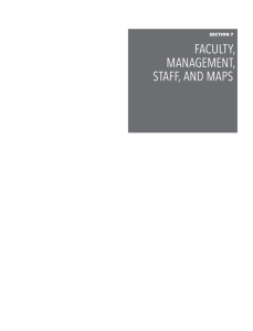 faculty, management, staff, and maps