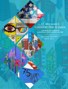Thank you! - St. Michael's Country Day School