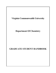Virginia Commonwealth University Department Of Chemistry