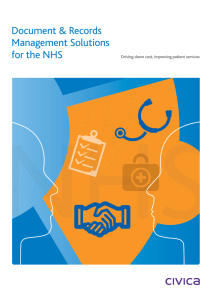 Document & Records Management Solutions for the NHS