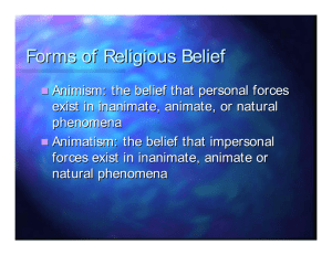 Forms of Religious Belief