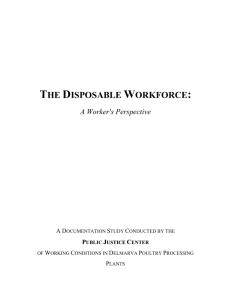The Disposable Workforce: A Worker's