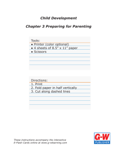 Child Development Chapter 3 Preparing for Parenting