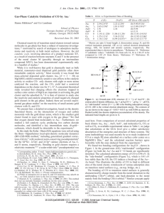 Gas-Phase Catalytic Oxidation of CO by Au2