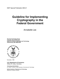 SP800-21: Guideline for Implementing Cryptography in the Fede