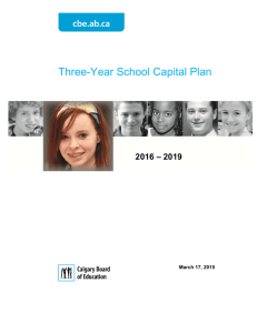 Three-Year School Capital Plan