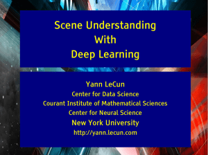 Scene Understanding With Deep Learning