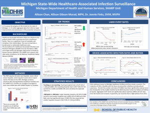 Michigan State-Wide Healthcare-Associated InfecCon Surveillance