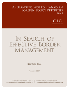In Search of Effective Border Management