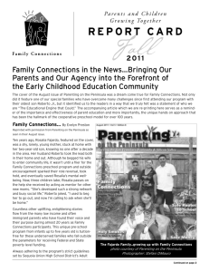 report card - Family Connections