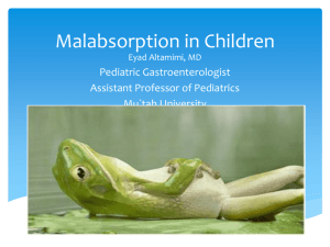 Malabsorption in Children