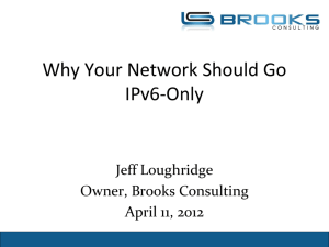 Why Your Network Should Go IPv6 Only