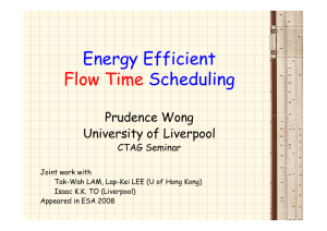 Energy Efficient Flow Time Scheduling
