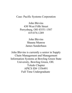 Pacific Systems Corporation John Blevins