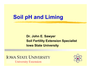 (Iowa State) - 'Soil pH and Liming'