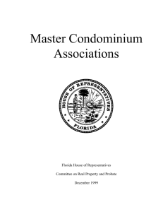 Master Condominium Associations