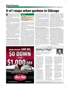 U of I maps urban gardens in Chicago