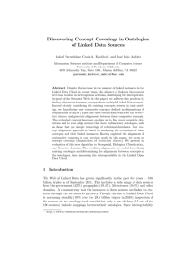 Discovering Concept Coverings in Ontologies of Linked Data Sources